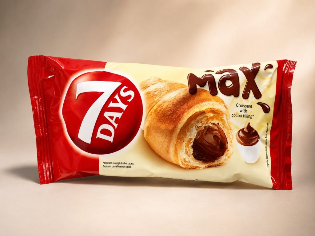 Croissant 7Days Max cu cacao disponibil în magazinul JerezMagazin din Jerez de la Frontera, Spania.