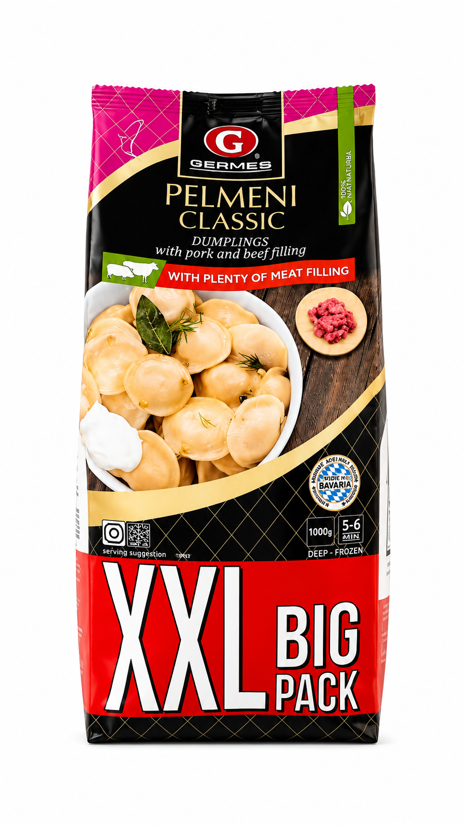 Pelmeni Germes Classic XXL 1 kg